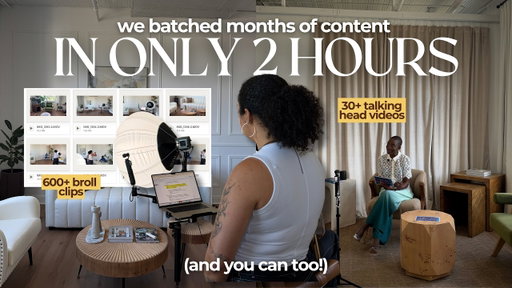 This Is Exactly How We Batched 30+ Videos and 600 B-Roll Clips in One Day | Content Day BTS