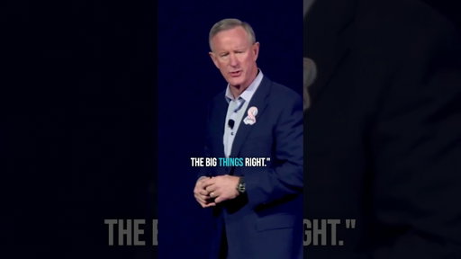 Navy Seal Admiral William McRaven: why making your bed changes everything
