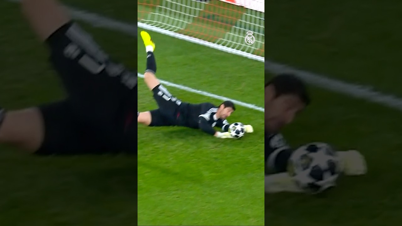 ⛔🔐 Courtois says NO! #UCL #RealMadrid