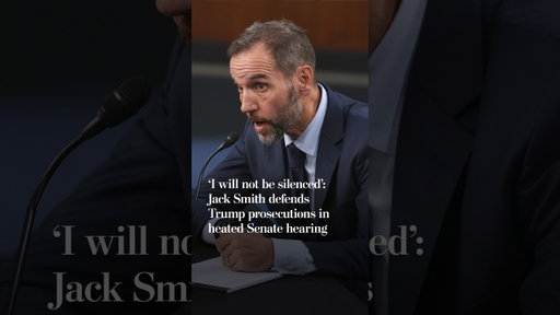 ‘I will not be silenced’: Jack Smith defends Trump prosecutions in heated Senate hearing