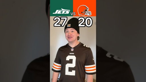 JETS VS BROWNS RECAP😳🤣🏈 #nfl #football #jets #browns #skit #funny