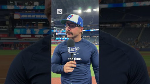 We asked Blue Jays’ Davis Schneider for his pre-game superstition 👀💩