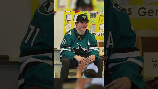 All the kids wanted to have the same favorite book at Macklin Celebrini.  #hockey #nhl #sharks