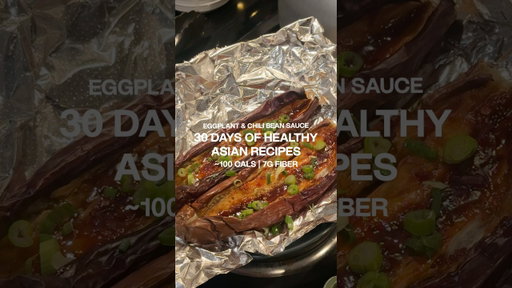 30 DAYS OF HEALTHY ASIAN RECIPES | AIR FRY EGGPLANT
