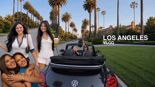 LA travel vlog • girls trip itinerary, shopping, and more mukbang! 🍔🇺🇸