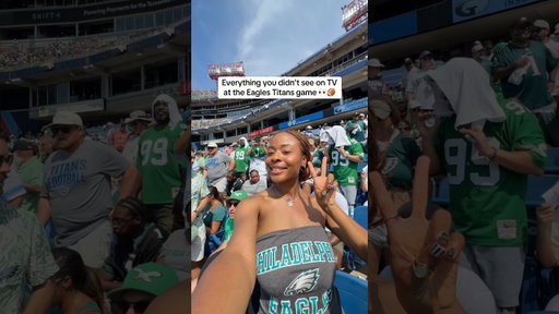 Everything you didn’t see on tv at the #eagles vs #titans game! #symonewiththesports #nflgame