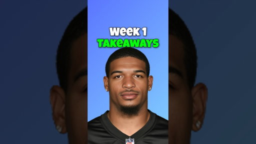 Week 1 Fantasy Takeaways