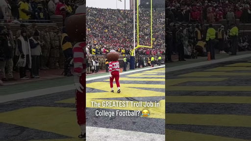 The GREATEST Troll Job in College Football? 😂 #ohiostate #buckeyes #columbus #big10 #cfb