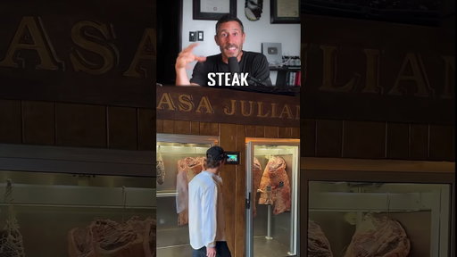 The best steak in Spain!? 😳