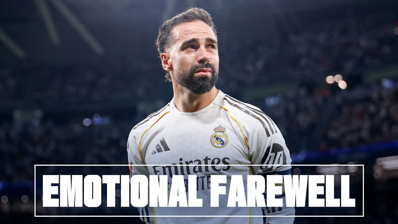 🥹 Carvajal & Alaba's TEARFUL Real Madrid farewell at Bernabéu IN FULL