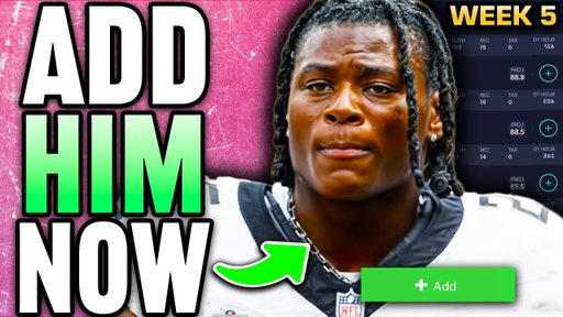 Blow it All on the Week 5 Waiver Wire