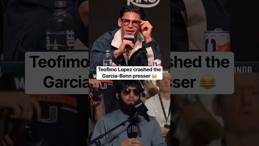 Teofimo pulled up in disguise 😅