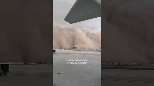 Dust storm hits multiple parts of the Valley #arizonaweather #monsoon #august2025 Credits: Jack