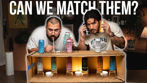Match The Monster Energy Drink CHALLENGE