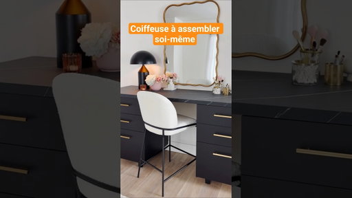 Coiffeuse à assembler soi-même