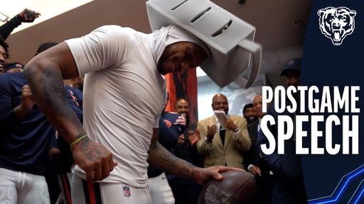 Postgame locker room speech | Chicago Bears