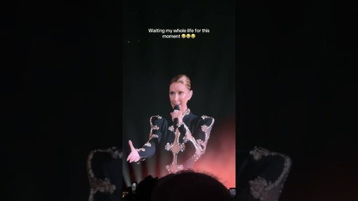 Finally got to see celine dion!!