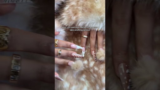bc why is the way it snapped on SO FUNNYY 😭 bts of all of our nail appointments #nails #nailinspo