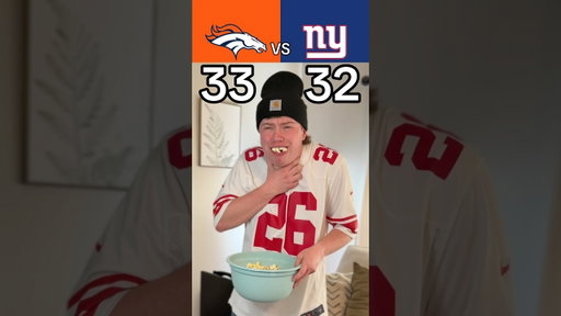 BRONCOS VS GIANTS RECAP😳🤣🏈 #nfl #football #broncos #giants #skit #funny
