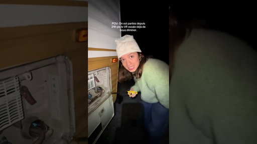 First day living in the RV…  😭🚐 #shorts #vanlife #girls