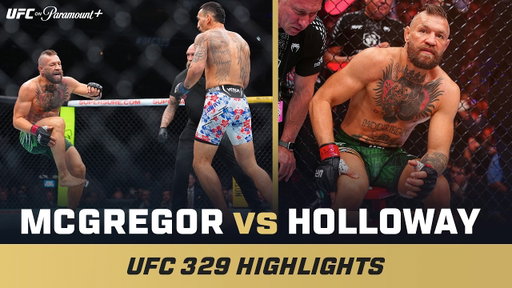 ROUND 1 TKO 😳 | Conor McGregor vs. Max Holloway | UFC 329 Mini Fight Highlights