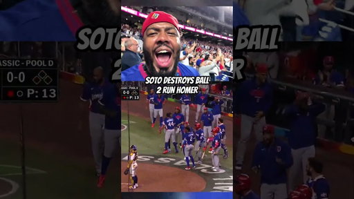 JUAN SOTO DEMOLISHES PITCH MAKES IT 2-0 DOMINICANA!  #dominican #venezuela  #worldbaseballclassic