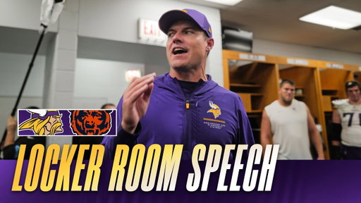 Kevin O'Connell's Locker Room Speech After Minnesota Vikings Win Over Chicago Bears