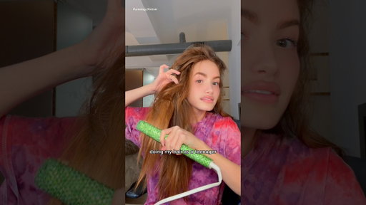 I used to destroy my hair… now, I use @pureology glow catcher on the daily 😭😂 #pureologypartner