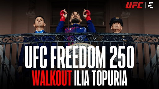 ILIA TOPURIA WALKOUT | UFC Freedom 250 | White House | MAIN EVENT vs JUSTIN GAETHJE