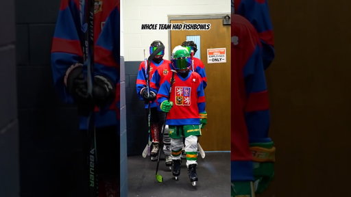 Are The Tinted Fishbowls Sty👀 #hockey #shorts #hockeyplayers