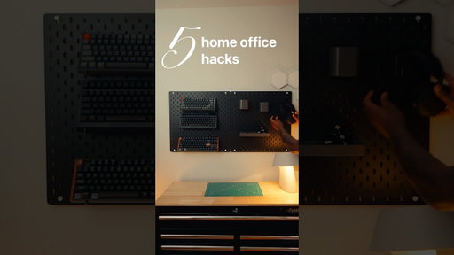 Here are FIVE Home Office Hacks!