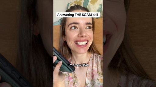 Answering THE SCAM call #shorts #funny #fyp