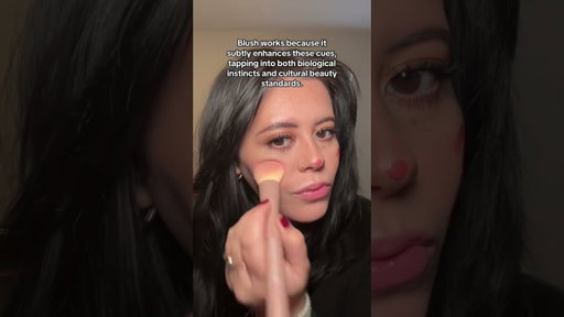 Psychology facts about attraction #thegirlwhoanalyzes #blush #dewyglow