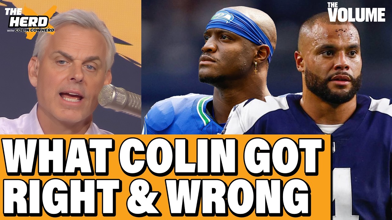 What Colin Cowherd got RIGHT & WRONG: Cowboys, Celtics, Dodgers, Mavericks, Seahawks | HERD NFL