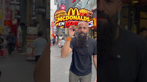 Probando McDonalds en SEÚL 🇰🇷