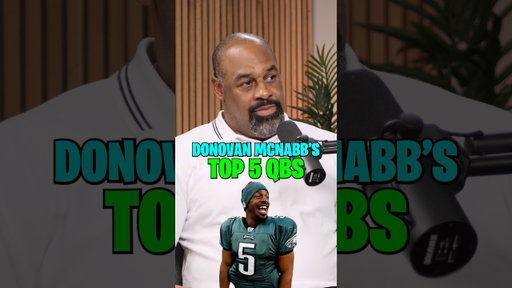 Donovan McNabb’s TOP 5 QBs in the NFL 😳 #flyeaglesfly #lachargers #cincinnatibengals #bengals #nfl