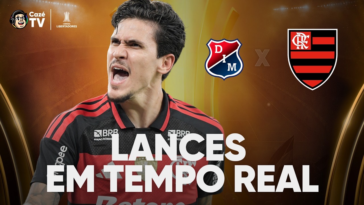 FLAMENGO X INDEPENDENTE DE MEDELÍN: LIBERTADORES | LANCES EM TEMPO REAL | NOCHE DE COPA