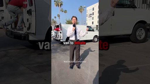 Welcome back to the debate van! @oldspice #comedy #debate #ad #oldspicepartner