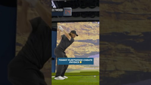 A 0.3° launch angle with the ball teed up this high is outrageous 😮‍💨 #golf #shorts #tgl