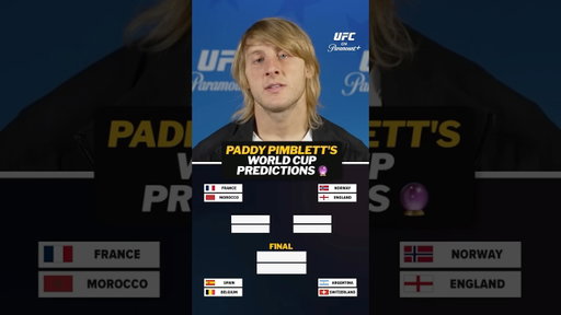 Paddy’s FIFA World Cup picks are in! ⚽️ Do you agree? 🤔 #ufc