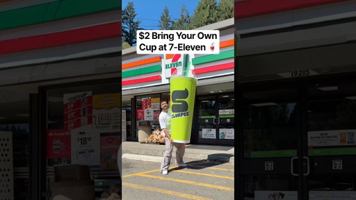 $2 bring your own cup at 7-Eleven on September 19th 🥤