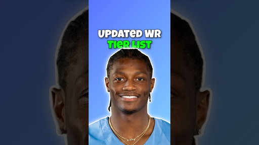 Fantasy Football WR Tier List