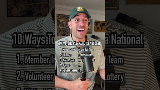 10 Ways To Play Augusta!?! #golf #shorts #golfer #masters