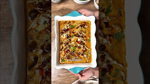 Make this easy Tom Yum Dumpling Bake! So good!
