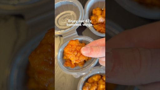 Enjoy $0.67 boneless wings. Only on November 6th and 7th… obviously. Use code: SIXSEVEN