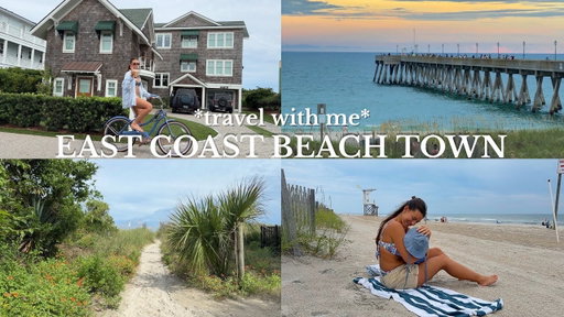 end of summer east coast beach town: first trip with a baby